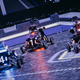 Rovers—low-level infantry robots—shoot pebbles at one another.